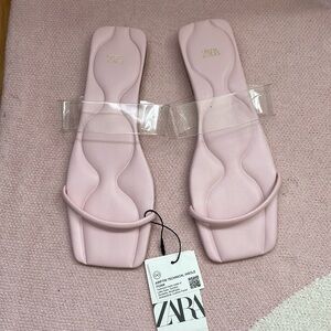 Pink Zara sandals